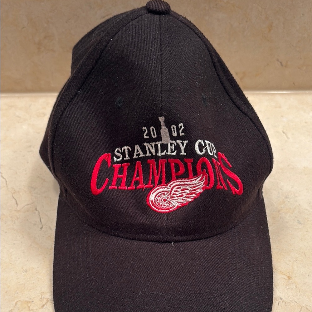 Detroit Red Wings Stanley Cup Champions Baseball Cap